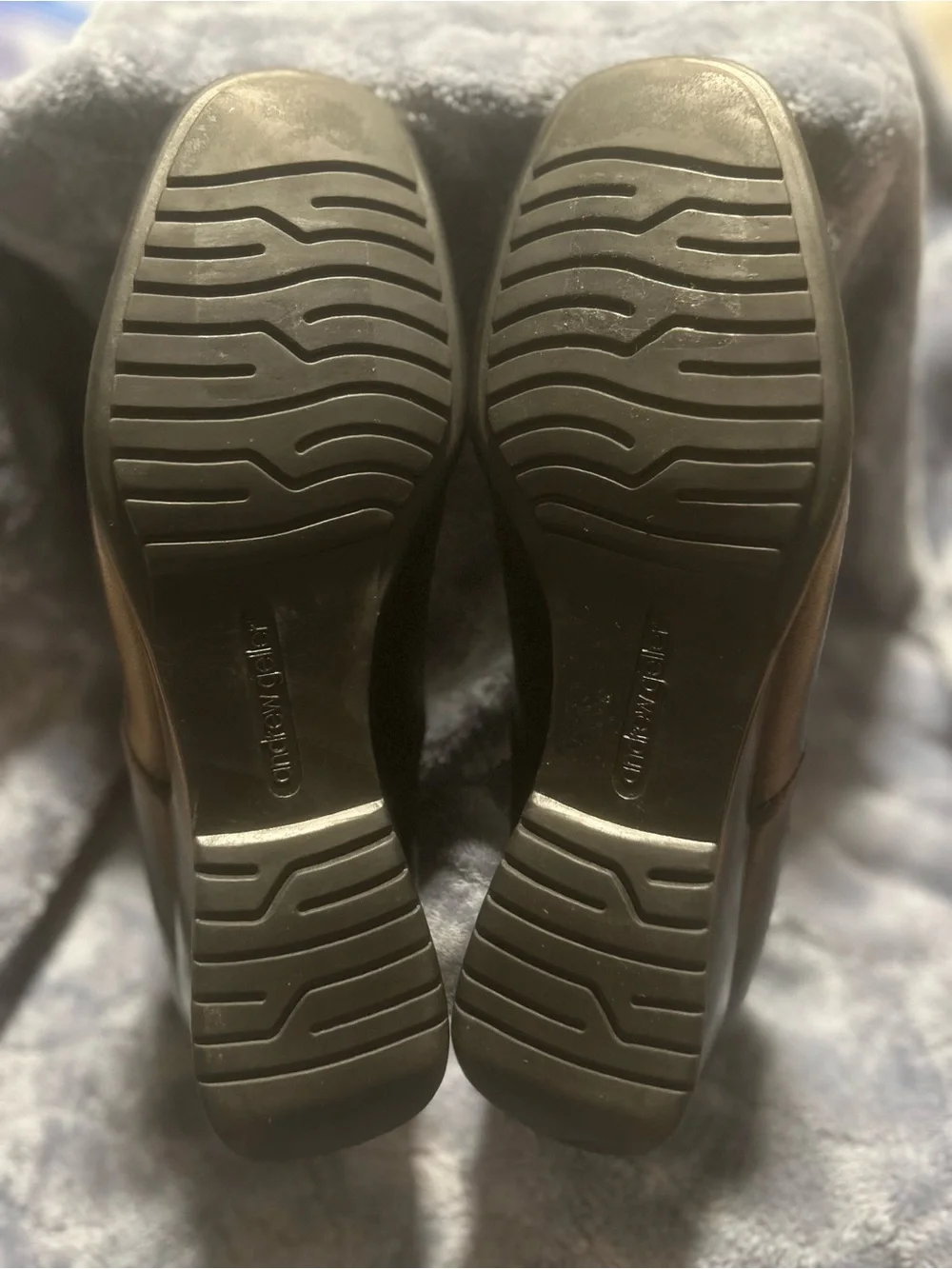 Andrew Geller Black Low Wedge Slip-On Flats